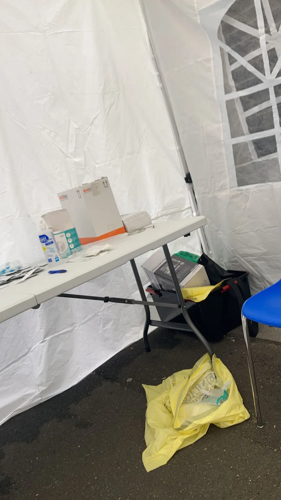 Table de test équipée