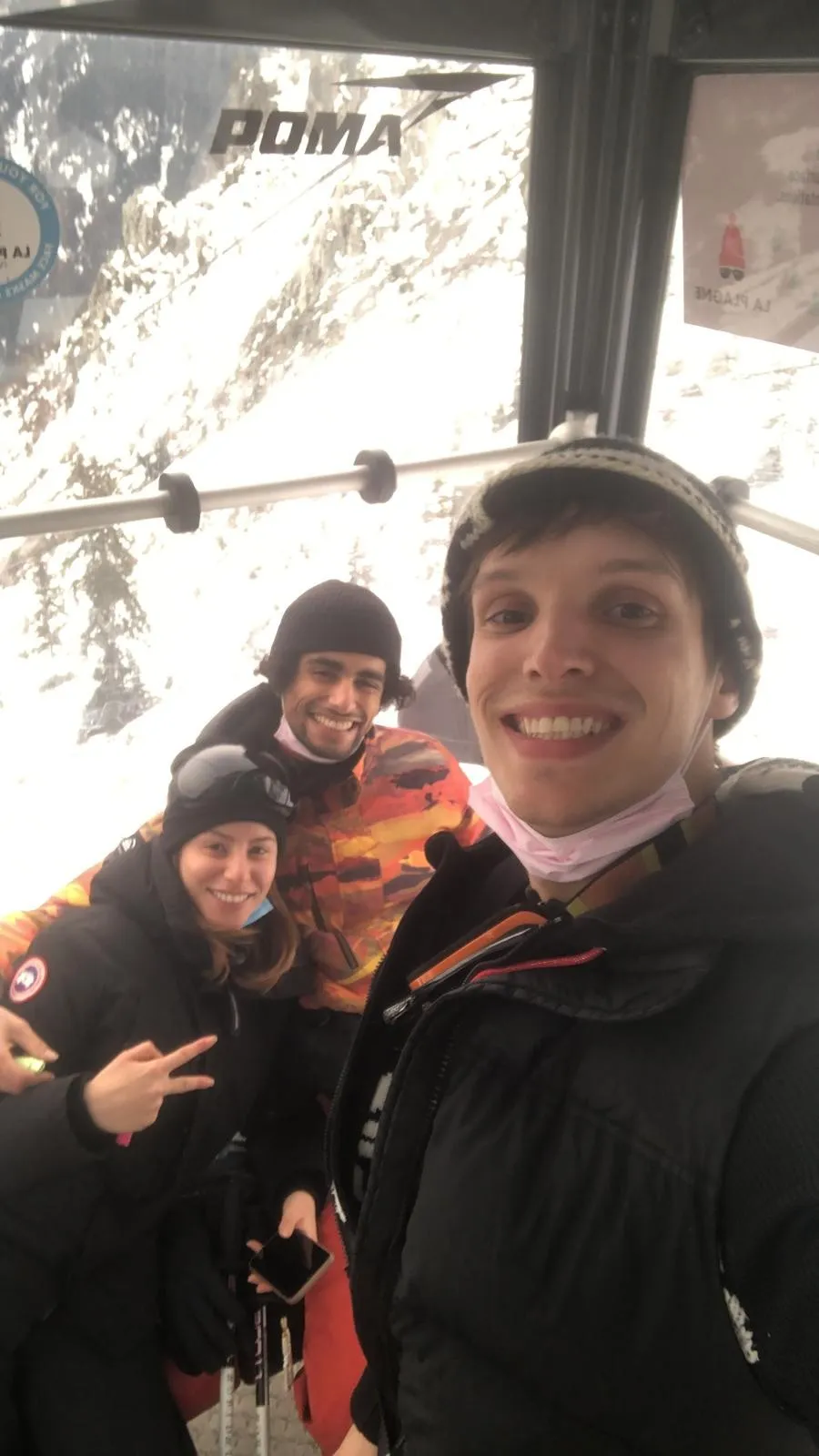 Les fondateurs au ski