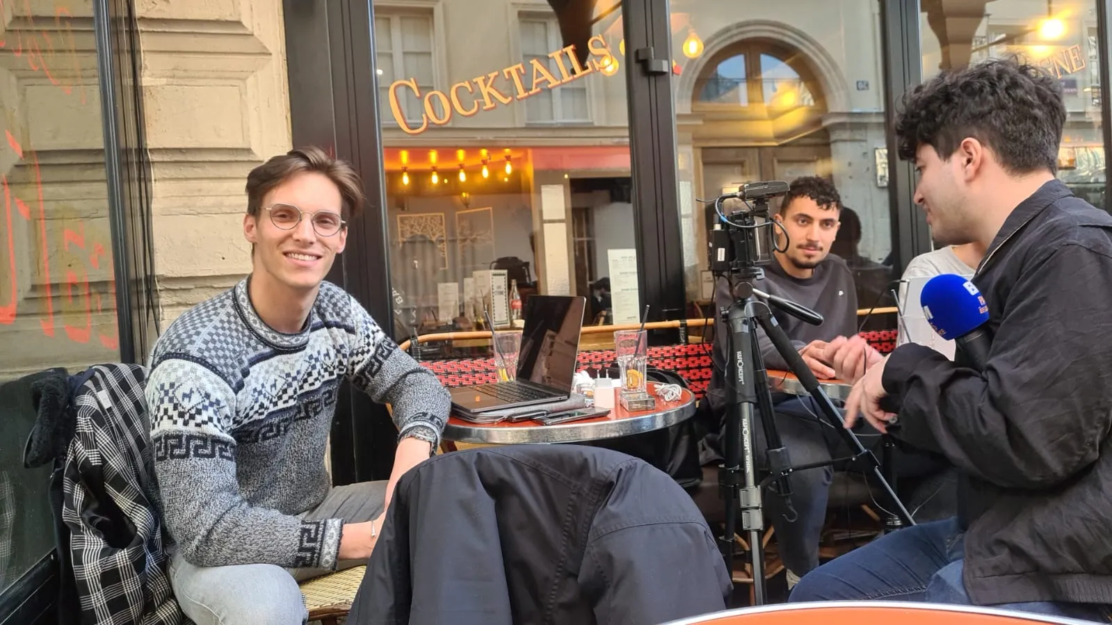 Interview radio de l'équipe Rosetta Bloc